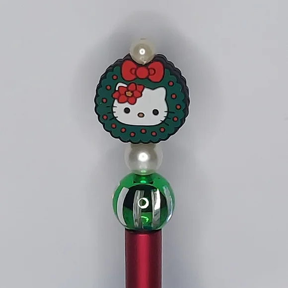 Hello Kitty Christmas Wreath Pen - Picture 2 of 2